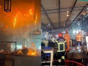 Resto Soto Cak Har Merr Surabaya Kebakaran