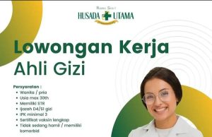 Lowongan Kerja Ahli Gizi