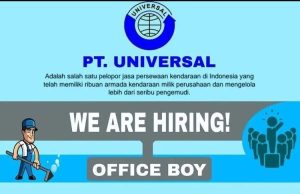 WE ARE HIRING! OFFICE BOY