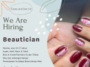 WE ARE HIRING BEAUTICIAN