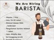WE ARE HIRING BARISTA