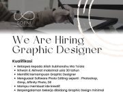 WE ARE HIRING GRAPHIC DESIGNER
