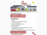 Open Recruitment Admin Gudang