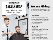 WE ARE HIRING! BARBERMAN/KAPSTER