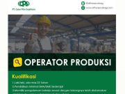 OPERATOR PRODUKSI