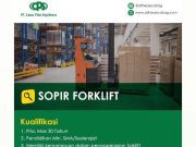 SOPIR FORKLIFT