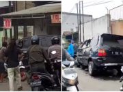 Kijang Diamuk Massa, Diduga Tabrak Lari dan Ketakutan