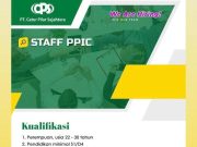 WE ARE HIRING! STAF PPIC