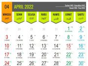 Besok 15 April Libur Tanggal Merah, Daftar Tanggal Merah 2022
