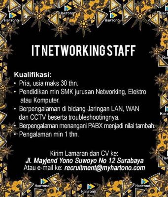 IT NETWORKING STAFF