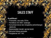 WE ARE HIRING! SALES STAFF