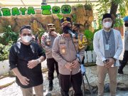 Kapolda Jatim Dan JPU Cek Pospam Serta Aplikasi PeduliLindungi Di KBS