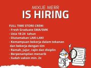 WE ARE HIRING MIXUE MERR