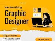 WE ARE HIRING GRAPHIC DESIGNER