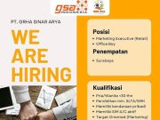 WE ARE HIRING PT. GRHA SINAR ARYA