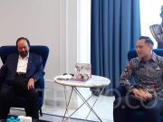 AHY Temui Surya Paloh di Gedung Nasdem Tower