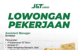 Lowongan Kerja J&T Cargo (Assistant Manager)