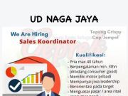 We Are Hiring Sales Koordinator