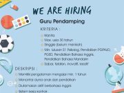 WE ARE HIRING GURU PENDAMPING