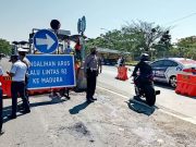 Polres Tanjung Perak Lakukan Rekayasa Lalulintas, Adanya Perbaikan Jaringan Di Jembatan Suramadu