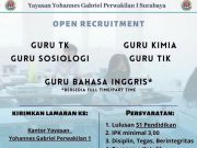 OPEN RECRUITMENT GURU FULL TIME/PART TIME