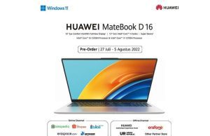Huawei MateBook D16 Masuk 27 Juli, Ini Spesifikasinya!