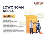 LOWONGAN KERJA AUDITOR (LARITTA BAKERY SHOP)
