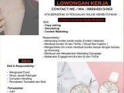 LOWONGAN KERJA ADMIN