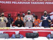 Polres Pelabuhan Amankan 36,276 Kg Sabu-Sabu dan 11.509.000 Pil Koplo, Gulung 3 Tersangka