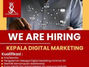 WE ARE HIRING KEPALA DIGITAL MARKETING