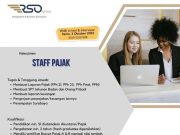 WE ARE HIRING STAFF PAJAK!