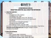 LOWONGAN KERJA DRAFTER ARSITEK & INTERIOR