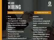 WE ARE HIRING DEVELOPMENT MANAGER & MARKETING SALES