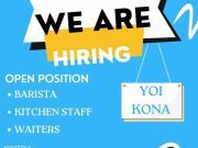 WE ARE HIRING BARISTA, KITCHEN STAFF, WAITERS