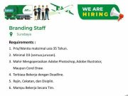 WE ARE HIRING BRANDING STAFF J&T CARGO