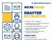 WE ARE HIRING DRAFTER ESTIMATOR