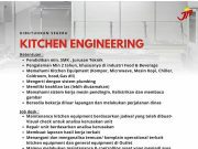 DIBUTUHKAN KITCHEN ENGINEERING