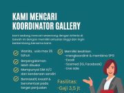 WE ARE HIRING KOORDINATOR GALLERY