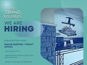 WE ARE HIRING HOUSE KEEPING/FRONT OFFICE