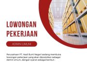 LOWONGAN KERJA ADMIN UMUM