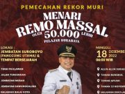Untuk Pecahkan Rekor MURI, 50.000 Pelajar Siap Menari Remo di Beberapa Lokasi di Surabaya