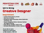 LOKER CREATIVE DESIGNER DI PENYETAN COK!