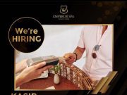 WE ARE HIRING KASIR DI EMPEROR SPA!