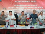 Penyalagunaan BBM Bersubsidi 45,5 Ton Berhasil Digagalkan Ditreskrimsus Polda Jatim