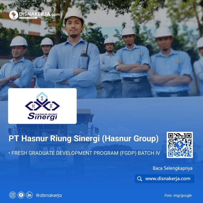 Lowongan Kerja PT Hasnur Riung Sinergi (Hasnur Group)