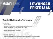 LOWONGAN KERJA TEKNISI ELEKTRONIKA SURABAYA!