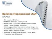 LOWONGAN KERJA BUILDING MANAGEMENT STAFF