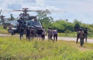 Helikopter Rombongan Kapolda Jambi Mendarat Darurat di Bukit Tamia