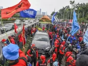 Demo Perppu Ciptaker Depan DPR, 3.598 Aparat Gabungan Dikerahkan