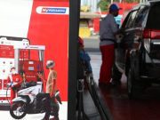 Arus Balik, Pertamina Imbau Pemudik Bayar Non Tunai Pangkas Antrian di SPBU